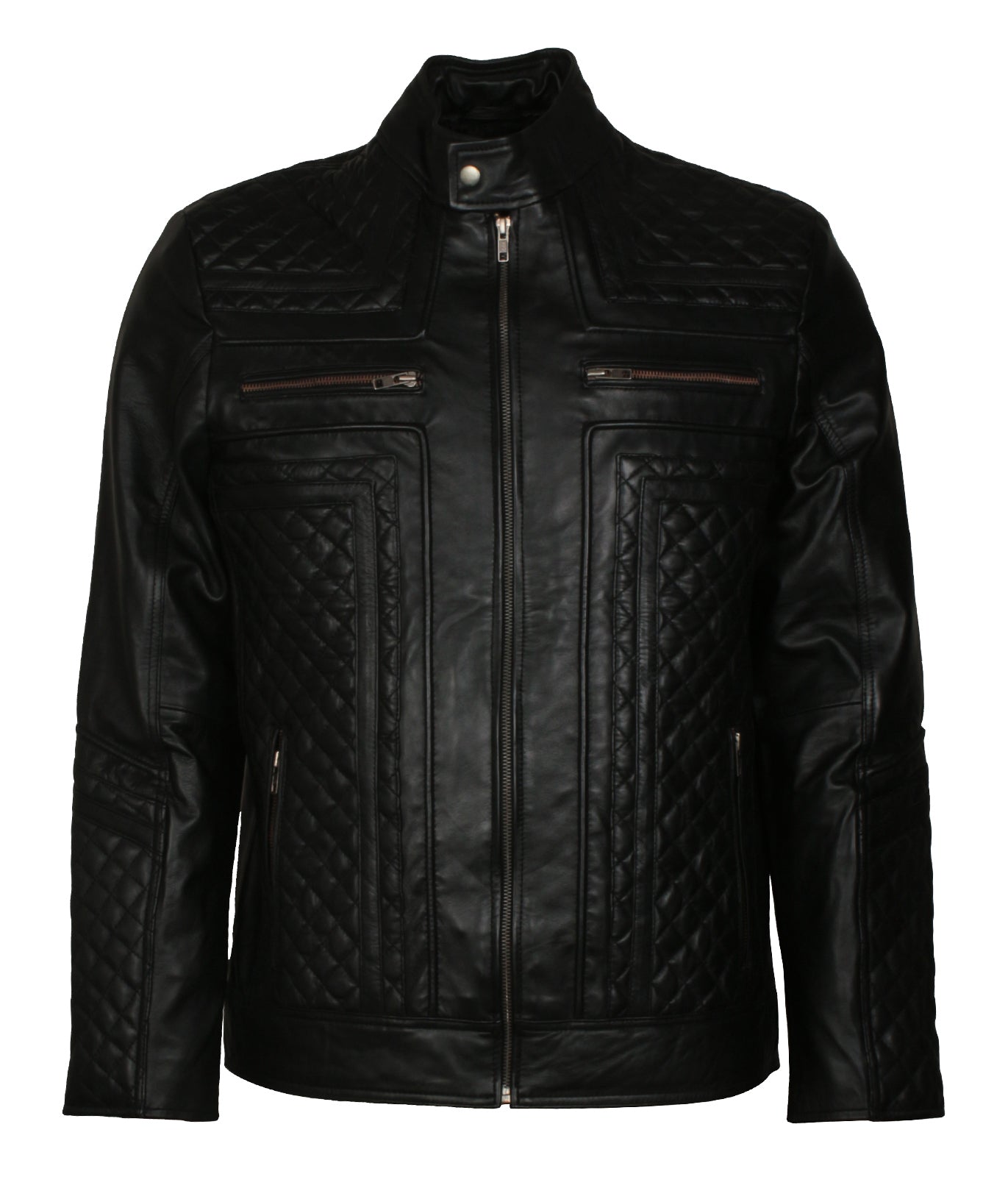 Not Getting Old Becoming Classic Motorcycle Mens Black Biker Leather Jacket