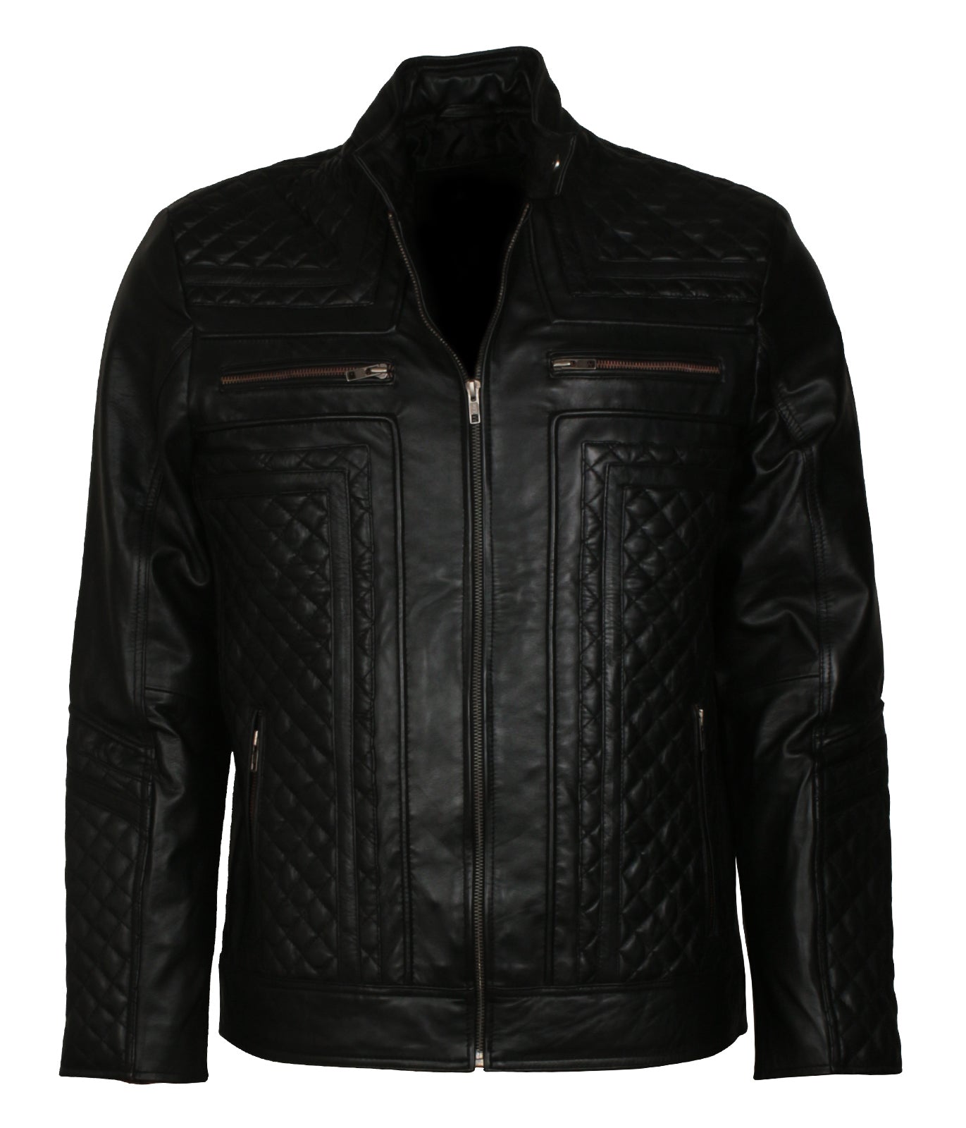Not Getting Old Becoming Classic Motorcycle Mens Black Biker Leather Jacket