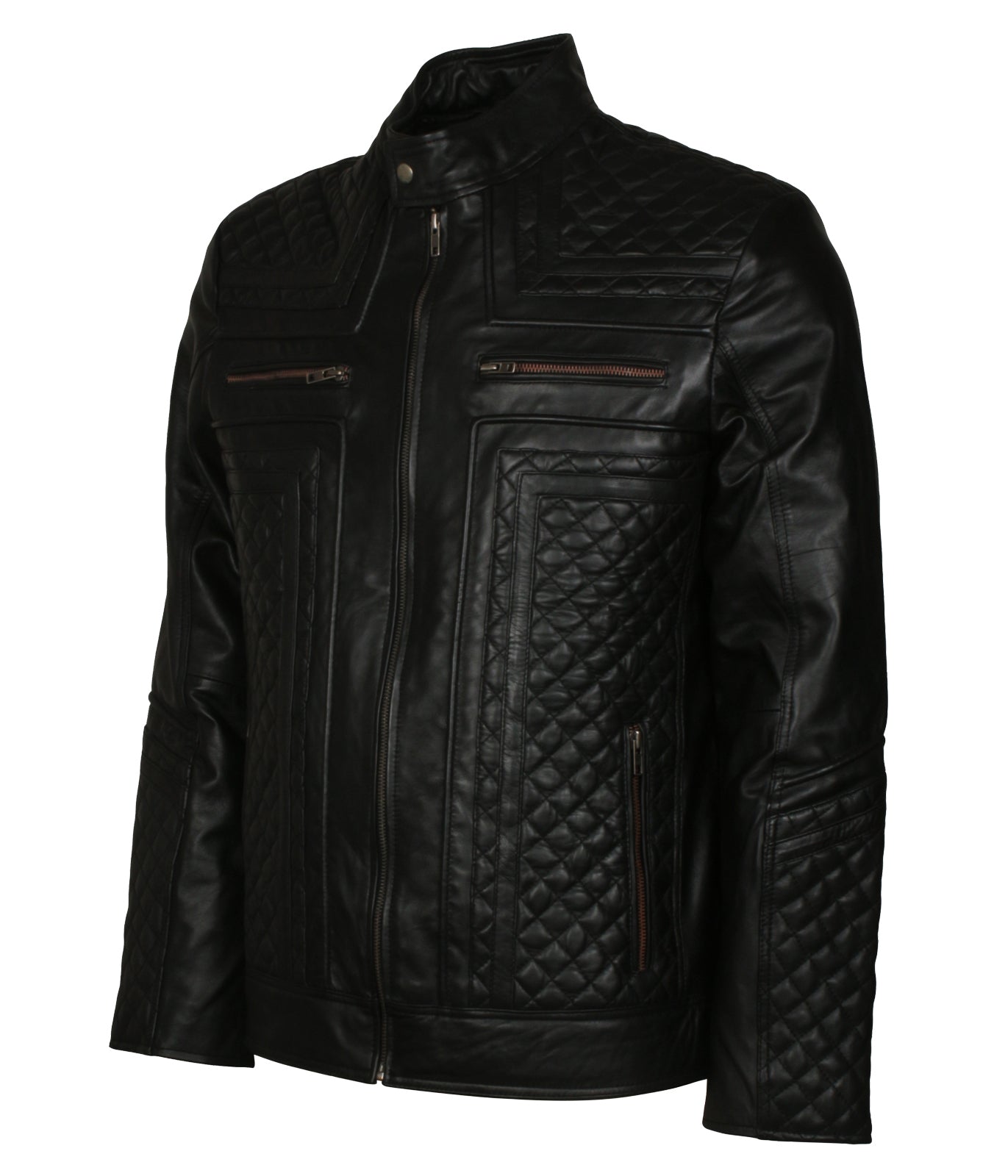 Not Getting Old Becoming Classic Motorcycle Mens Black Biker Leather Jacket