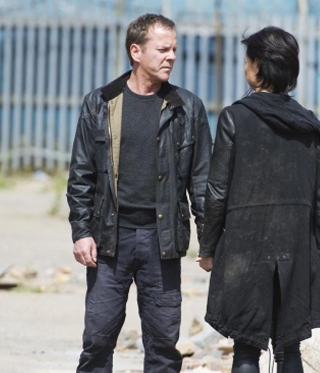 24 Kiefer Sutherland Jack Bauer Leather Jacket