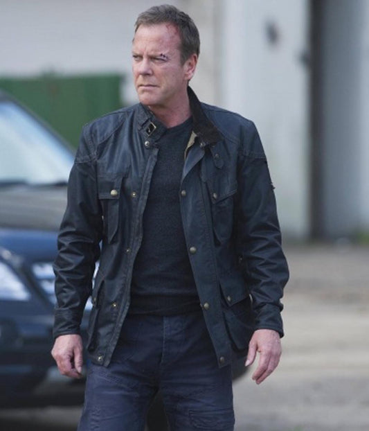 24 Kiefer Sutherland Jack Bauer Leather Jacket