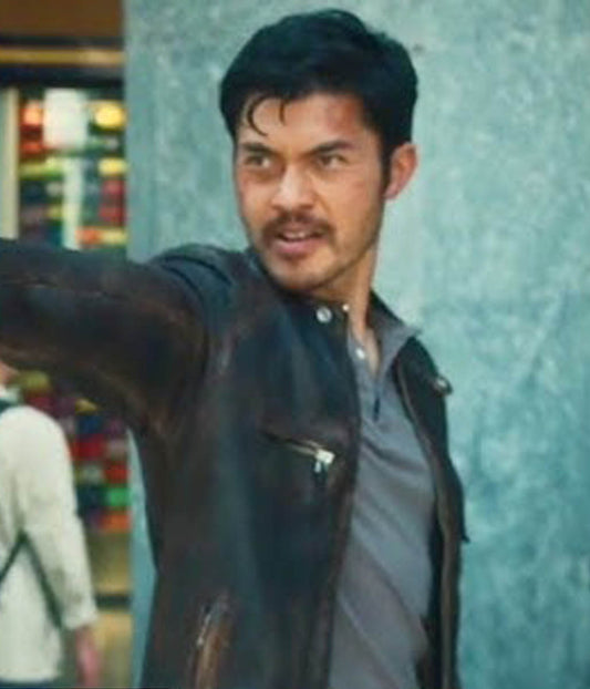 Henry Golding Assassin Club Morgan Leather Jacket