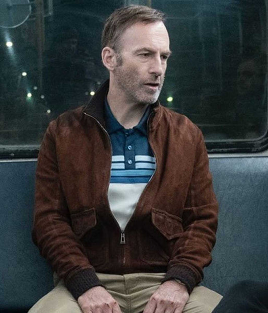 Bob Odenkirk Nobody Suede Jacket