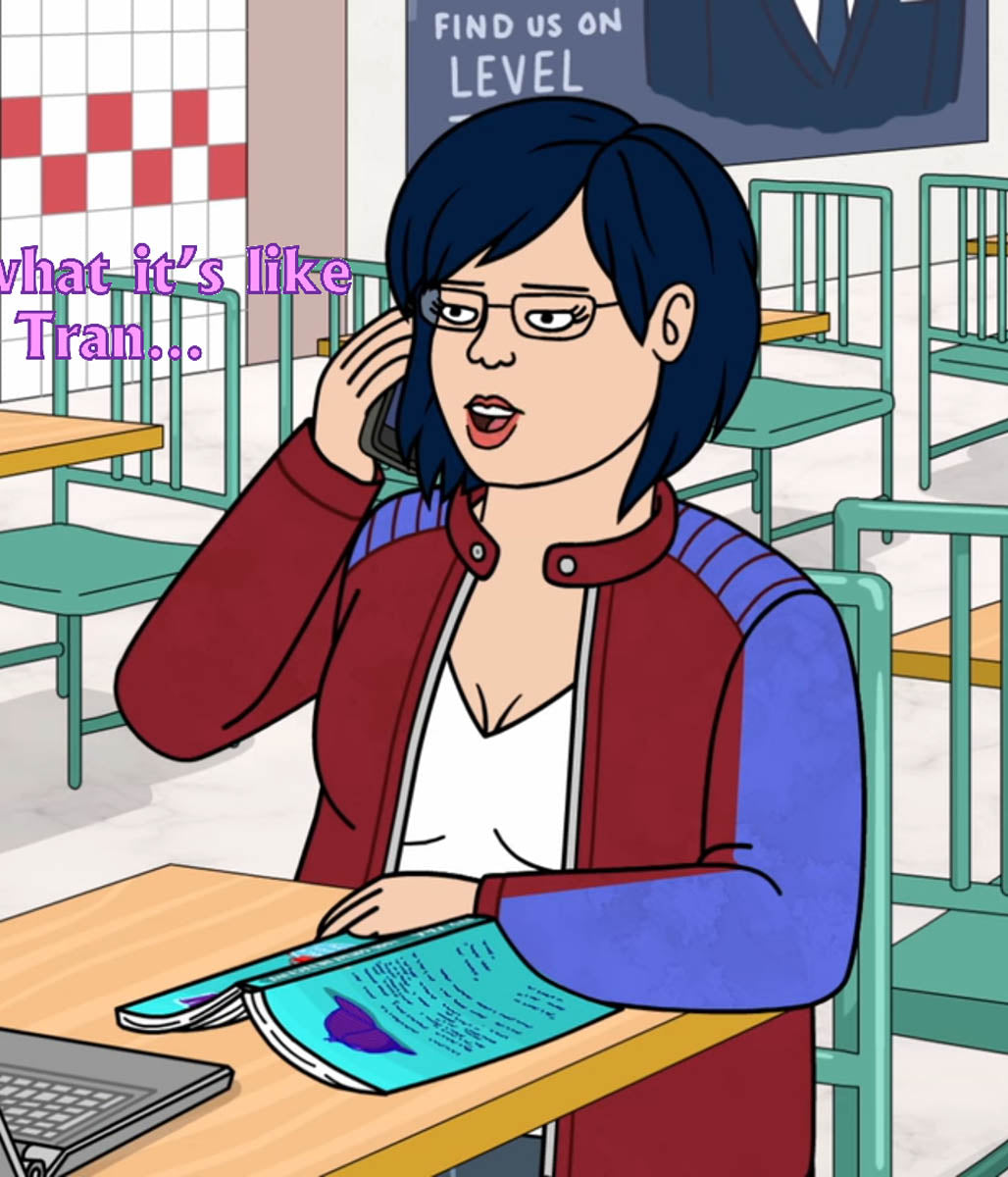 BoJack Horseman Diane Motorcycle Jacket