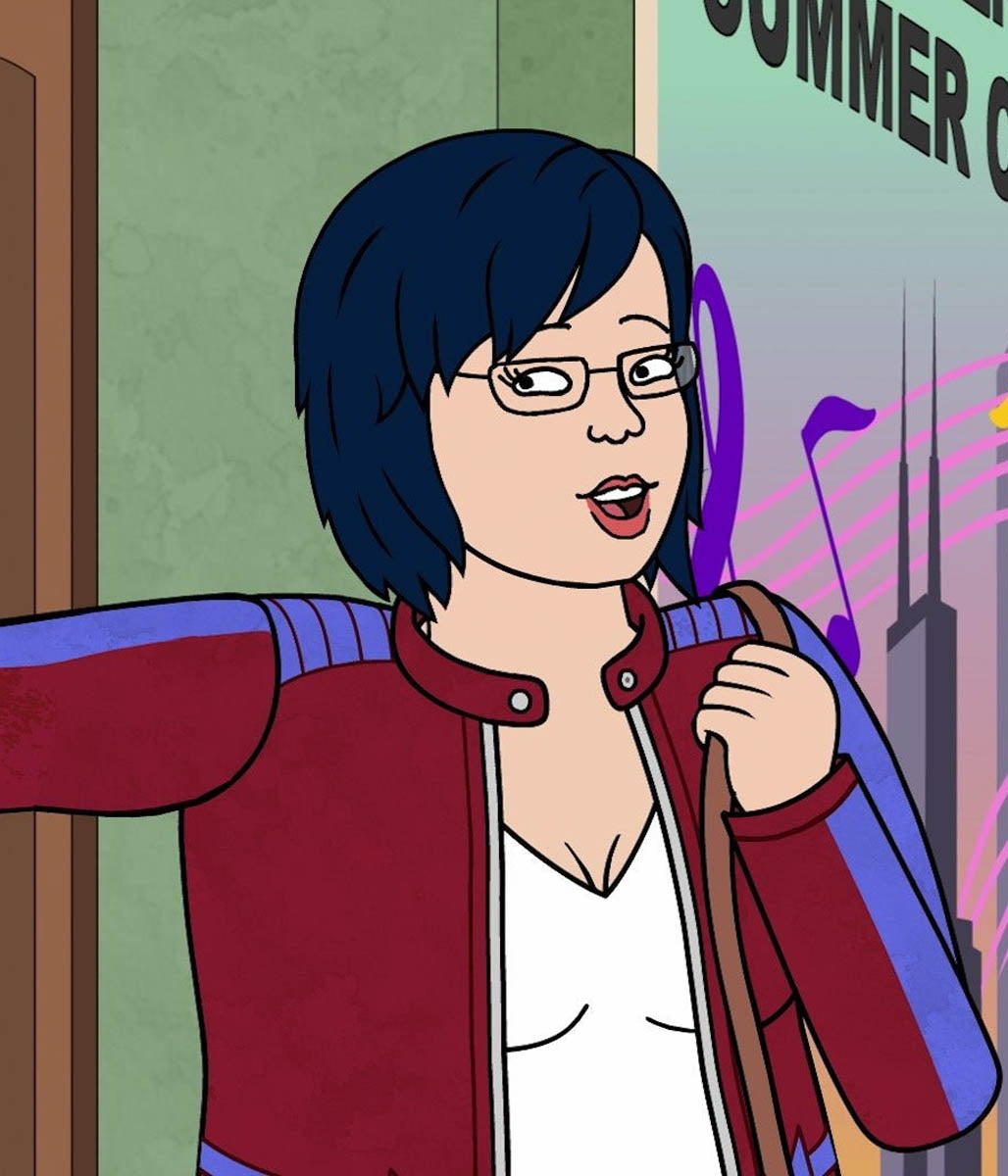 BoJack Horseman Diane Motorcycle Jacket