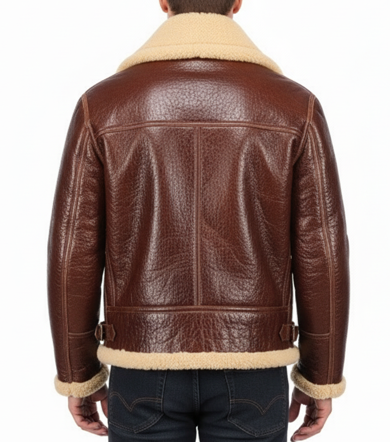 Howard Stark Aviator Leather Jacket