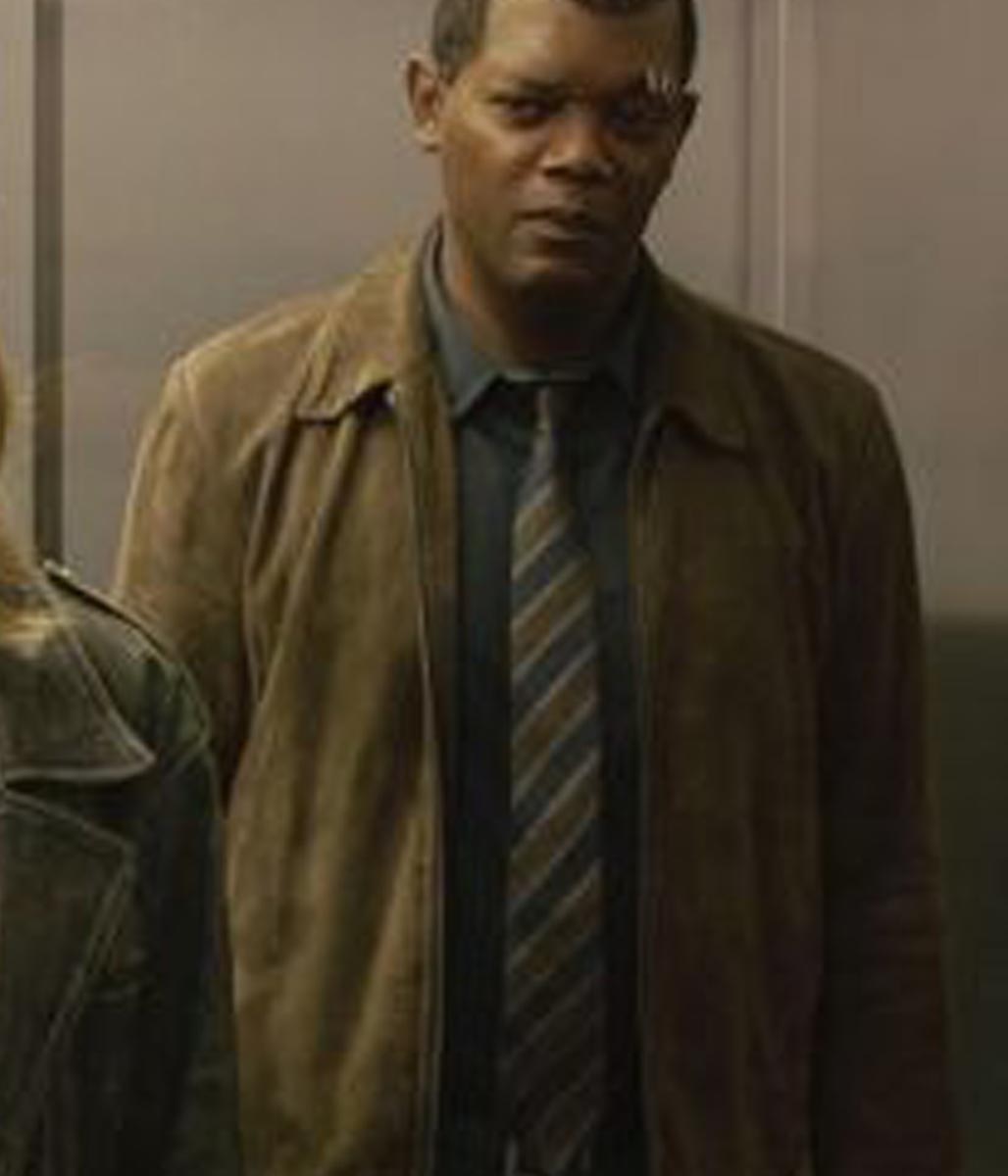 Samuel L. Jackson Captain Marvel Nick Fury Jacket