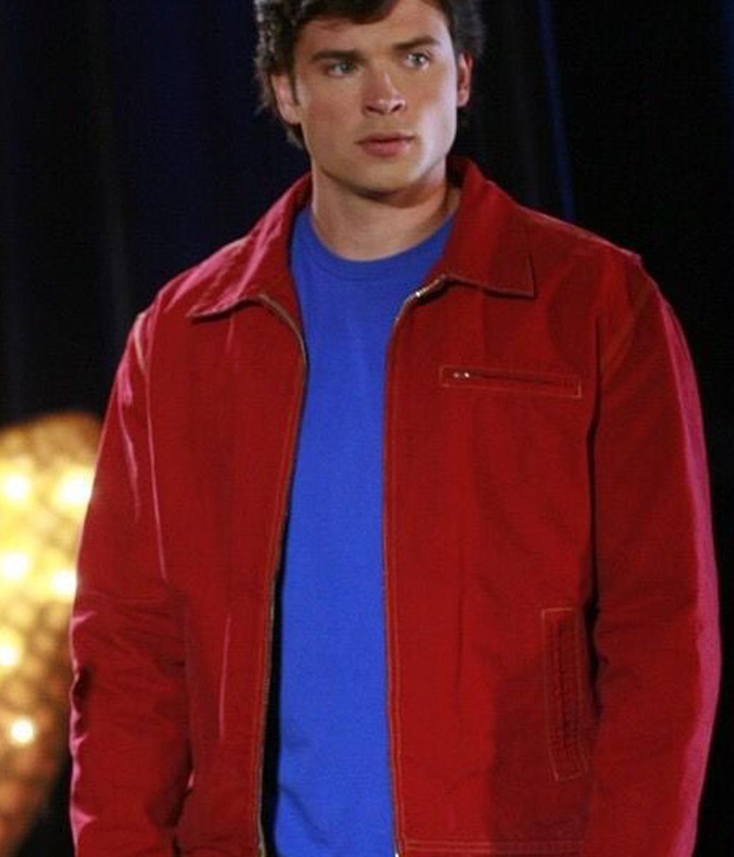 Tom Welling Superman Clark Kent Smallville Red Jacket