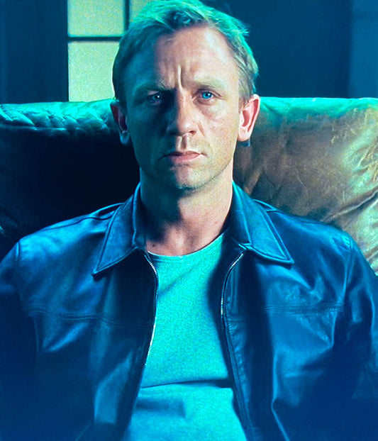 Daniel Craig Layer Cake Leather Jacket