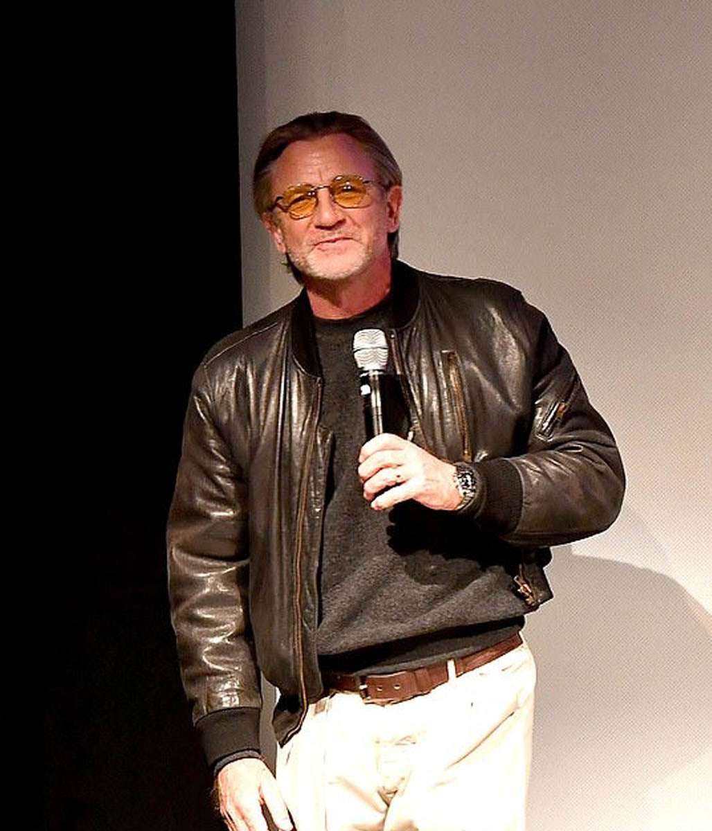 Daniel Craig Bomber Leather Jacket