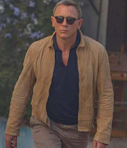 Daniel Craig James Bond Spectre Suede Jacket