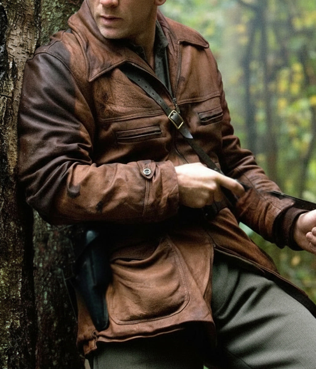 Daniel Craig Defiance Leather Coat