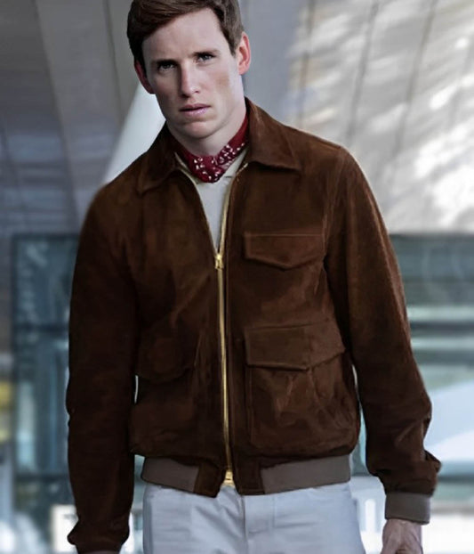 Eddie Redmayne Suede Jacket