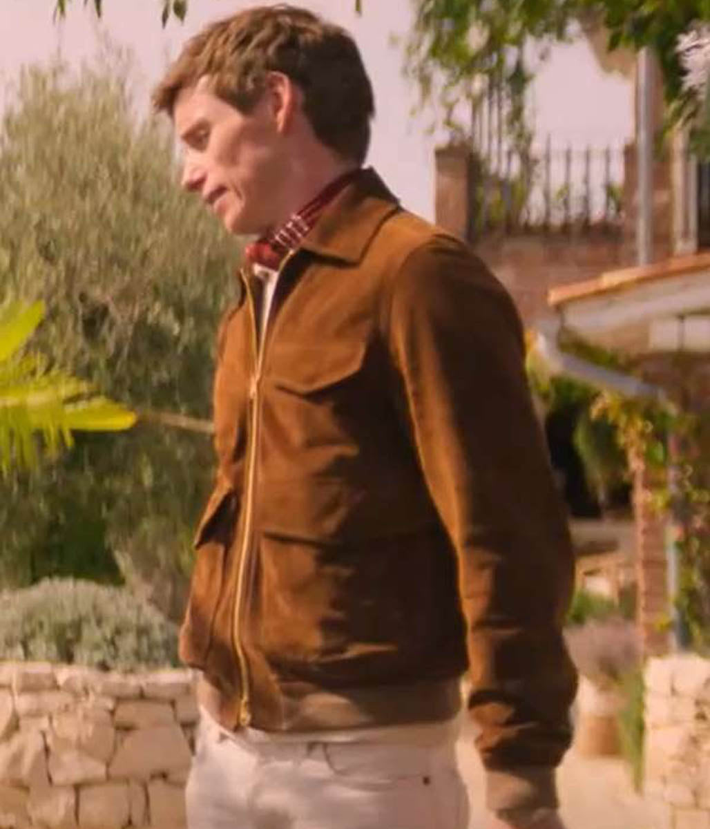 Eddie Redmayne Suede Jacket