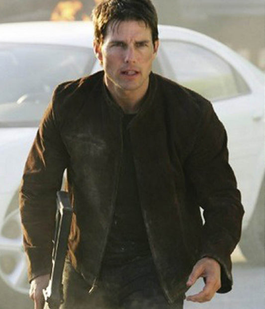 Mission Impossible 3 Brown Suede Jacket