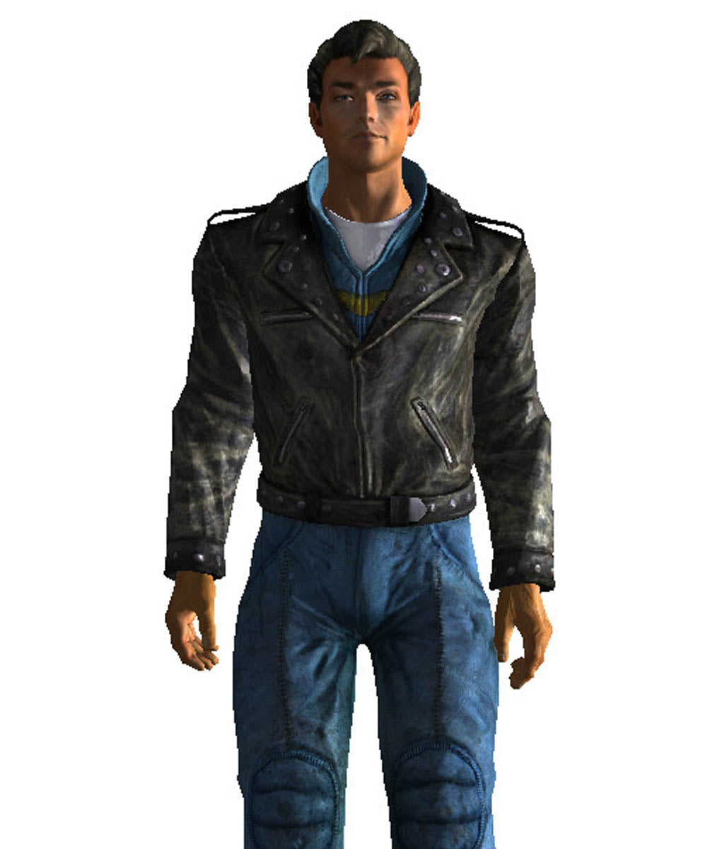 Studded Fallout Snake Leather Jacket