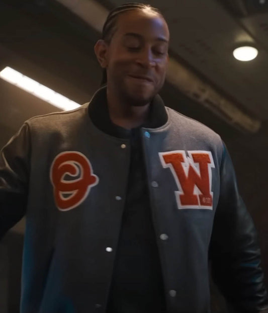 Tej Fast X Ludacris Varsity Jacket
Outfit Type: Letterman Jacket
Worn by: Ludacris as Tej
Film: Fast X
Outer Material: Wool
Color: Gray
Sleeves: Black Leather Sleeves
All Sizes Available
Free Worldwide shipping

Fast X takes the franchise's mix of high-octane action and tight crew dynamics to the next level, with set pieces that span the globe and where loyalty, talent along with fast thinking decide who wins.

Tej Parker is the team's clever mechanic and tech strategist, who uses his dry, creative wits to 