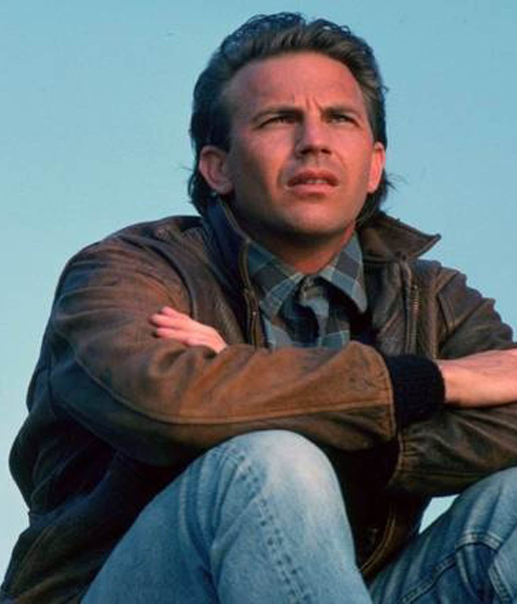 Ray Kinsella Field of Dreams Kevin Costner Leather Jacket