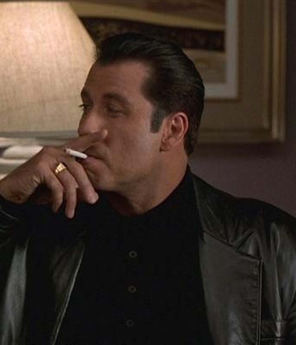 Get Shorty John Travolta Leather Blazer