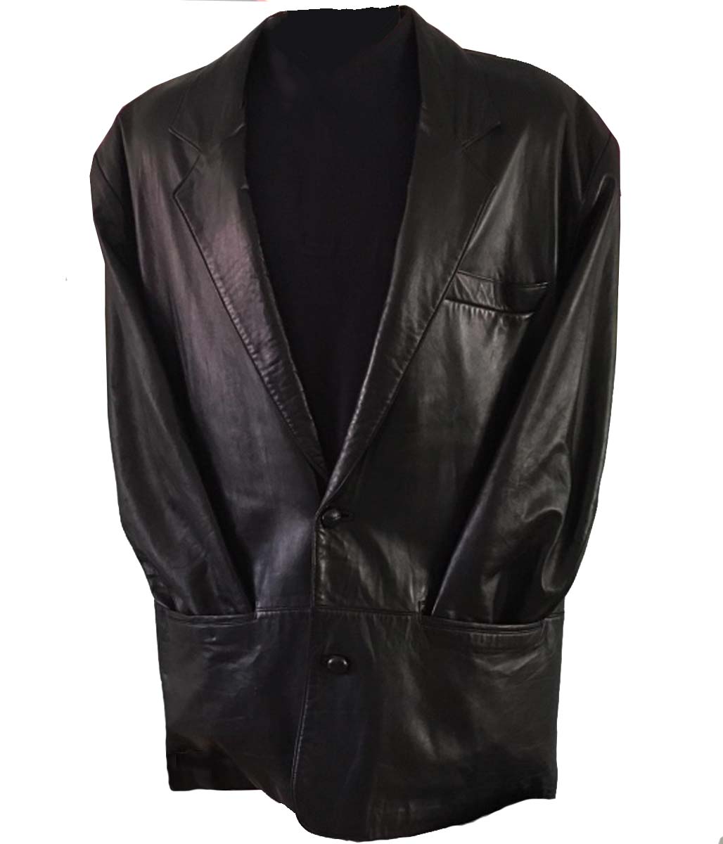 Chili Palmer Get Shorty John Travolta Leather Blazer