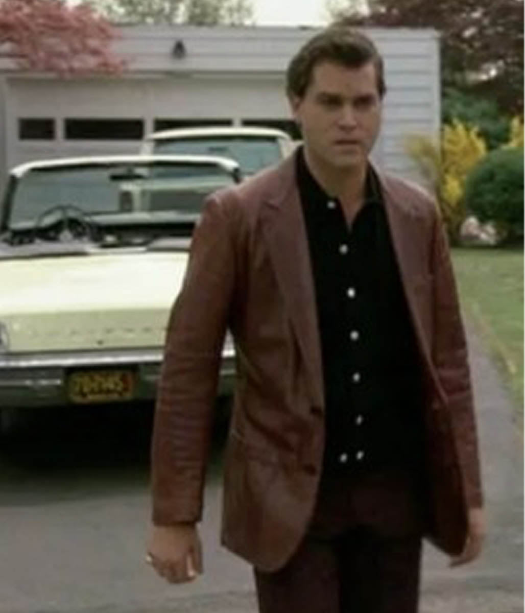 Ray Liotta Henry Hill Goodfellas Henry Leather Blazer