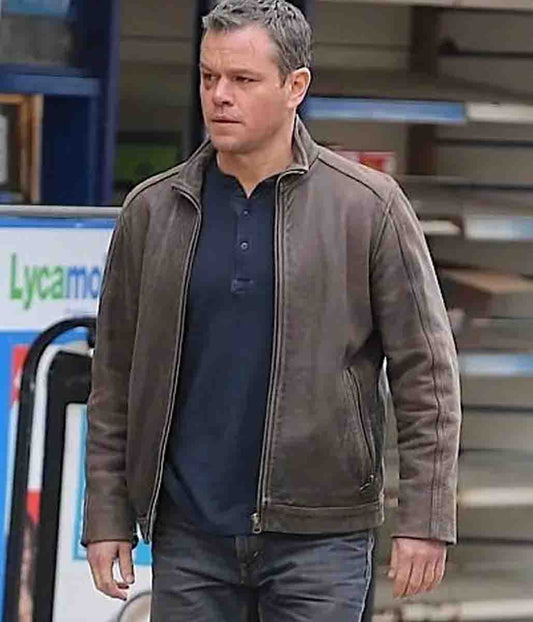 Matt Damon Jason Bourne Leather Jacket