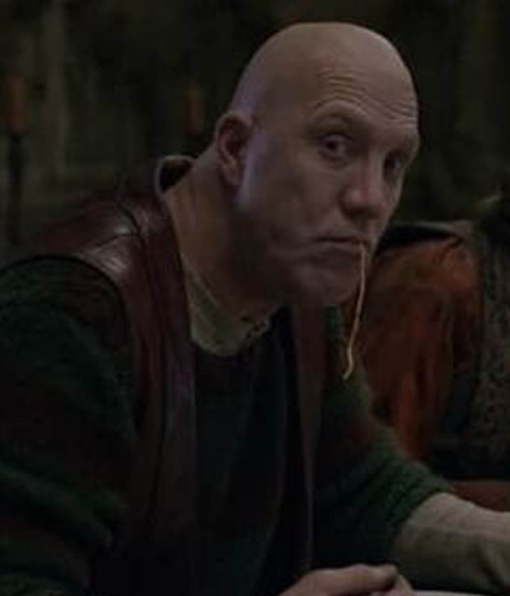 Bald Man with the Long Nose Vest