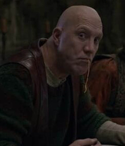 Bald Man with the Long Nose Vest