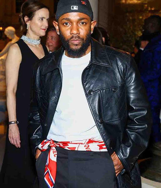 Kendrick Lamar Black Leather Jacket