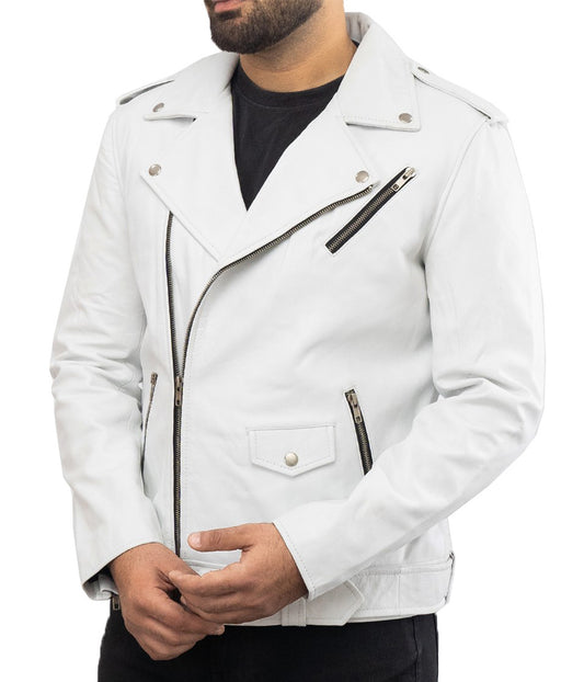 Kingstown White Negan Leather Jacket