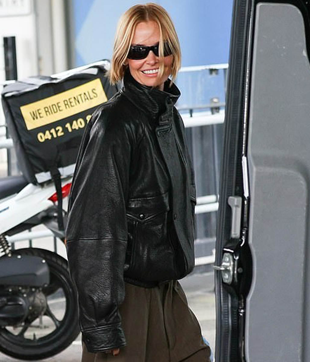 Lara Worthington Leather Jacket