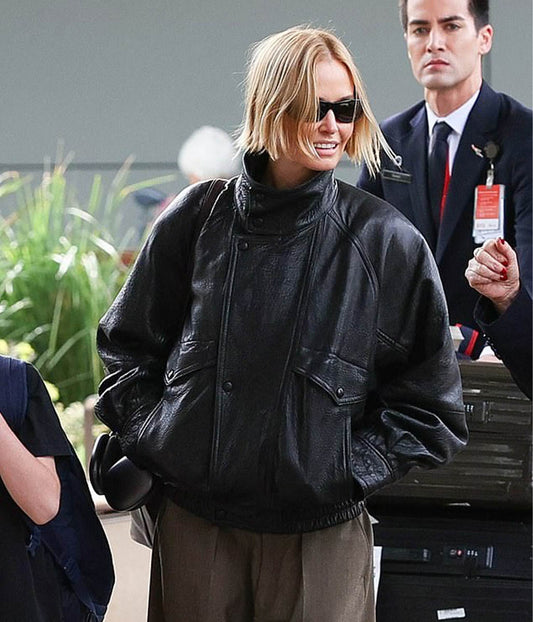 Lara Worthington Leather Jacket