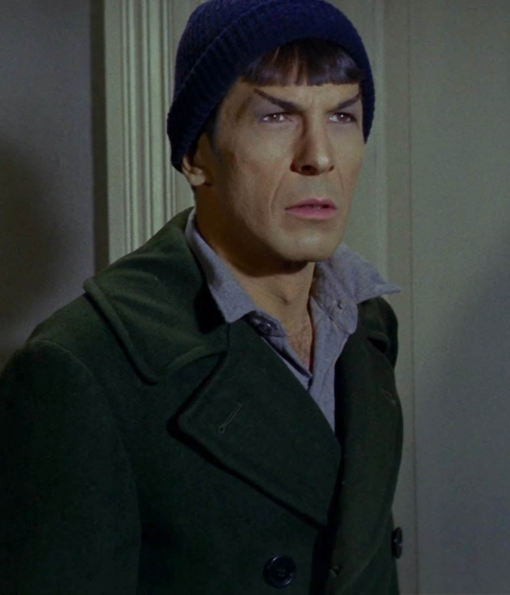 Leonard Nimoy Star Trek Spock Peacoat