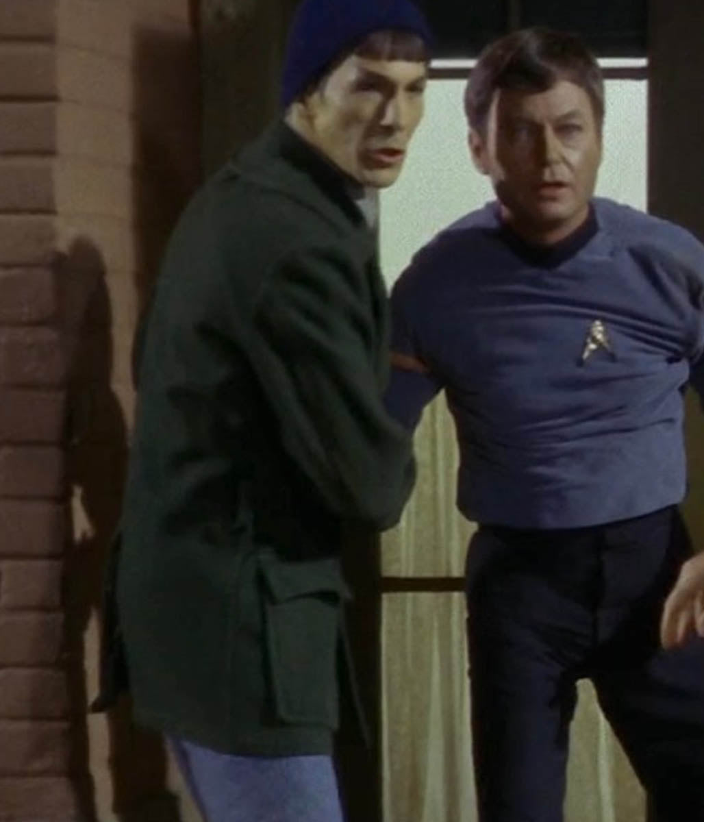 Leonard Nimoy Star Trek Spock Peacoat
