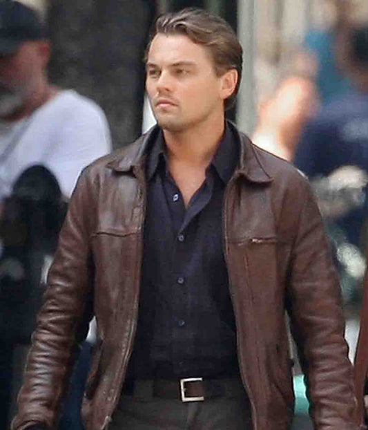 Leonardo DiCaprio Inception Cobb Leather Jacket