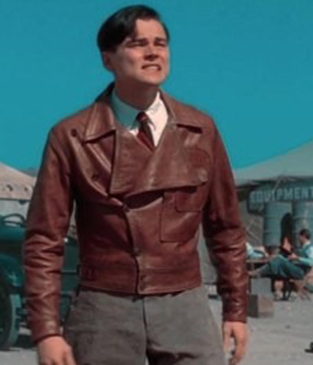 Leonardo DiCaprio The Aviator Leather Jacket