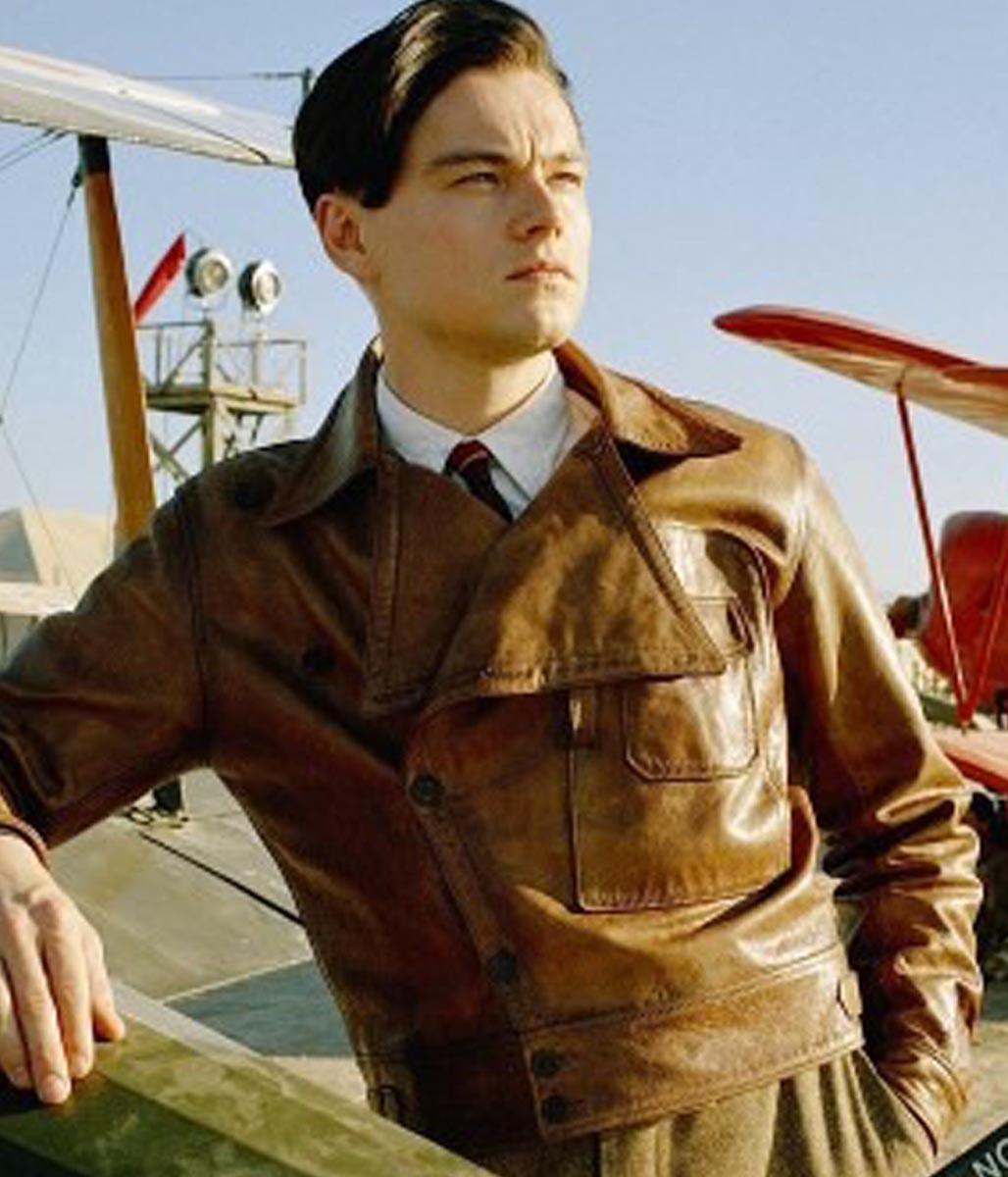 Leonardo DiCaprio The Aviator Leather Jacket