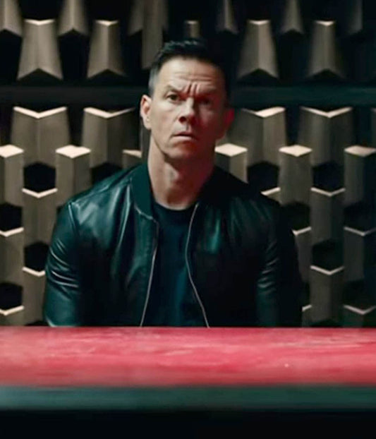 Evan McCauley Infinite Mark Wahlberg Leather Jacket
