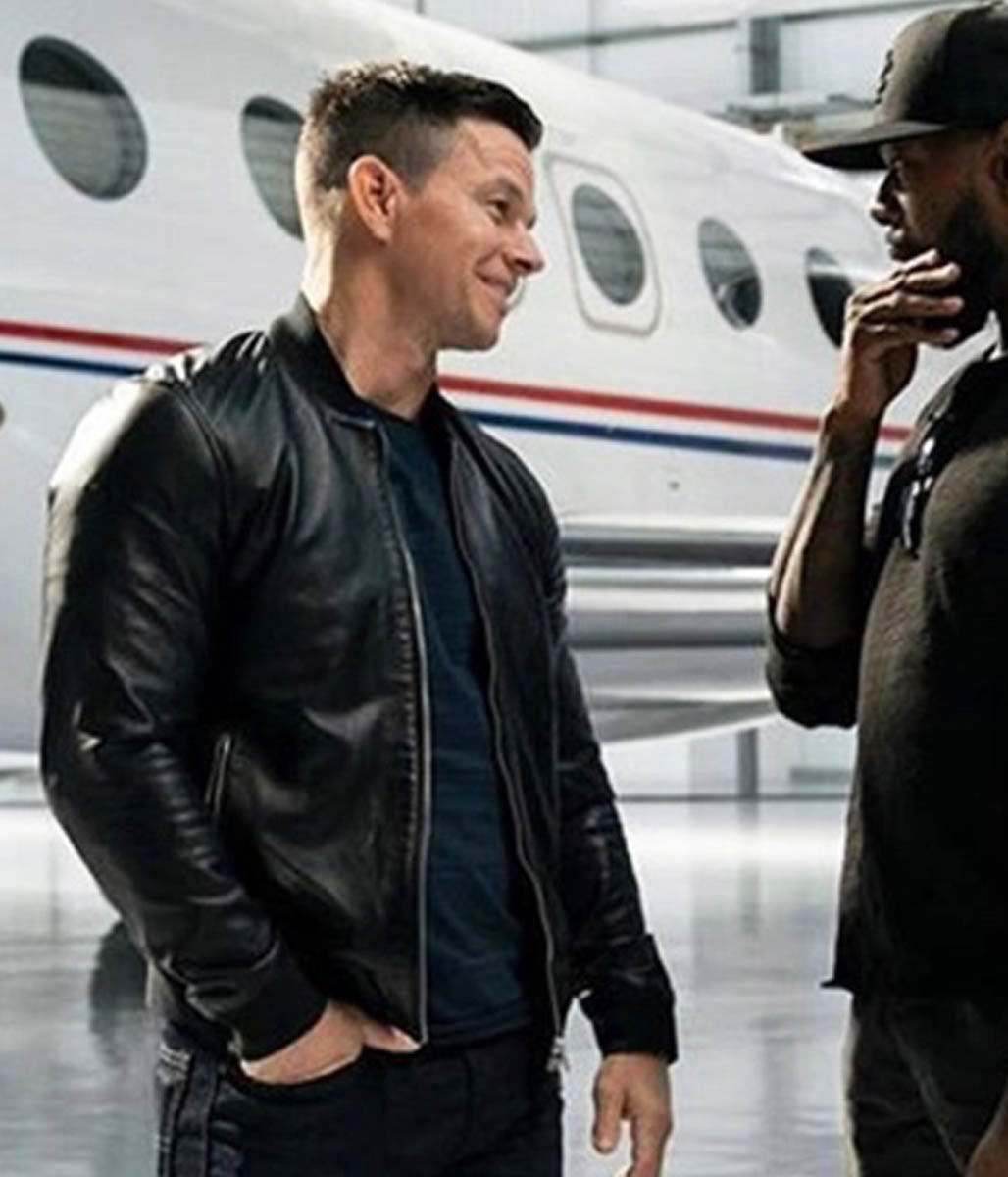 Evan McCauley Infinite Mark Wahlberg Leather Jacket