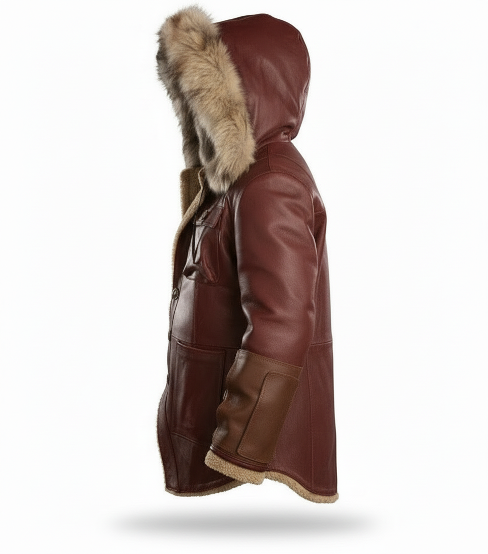 Mel Gibson Fatman Shearling Jacket