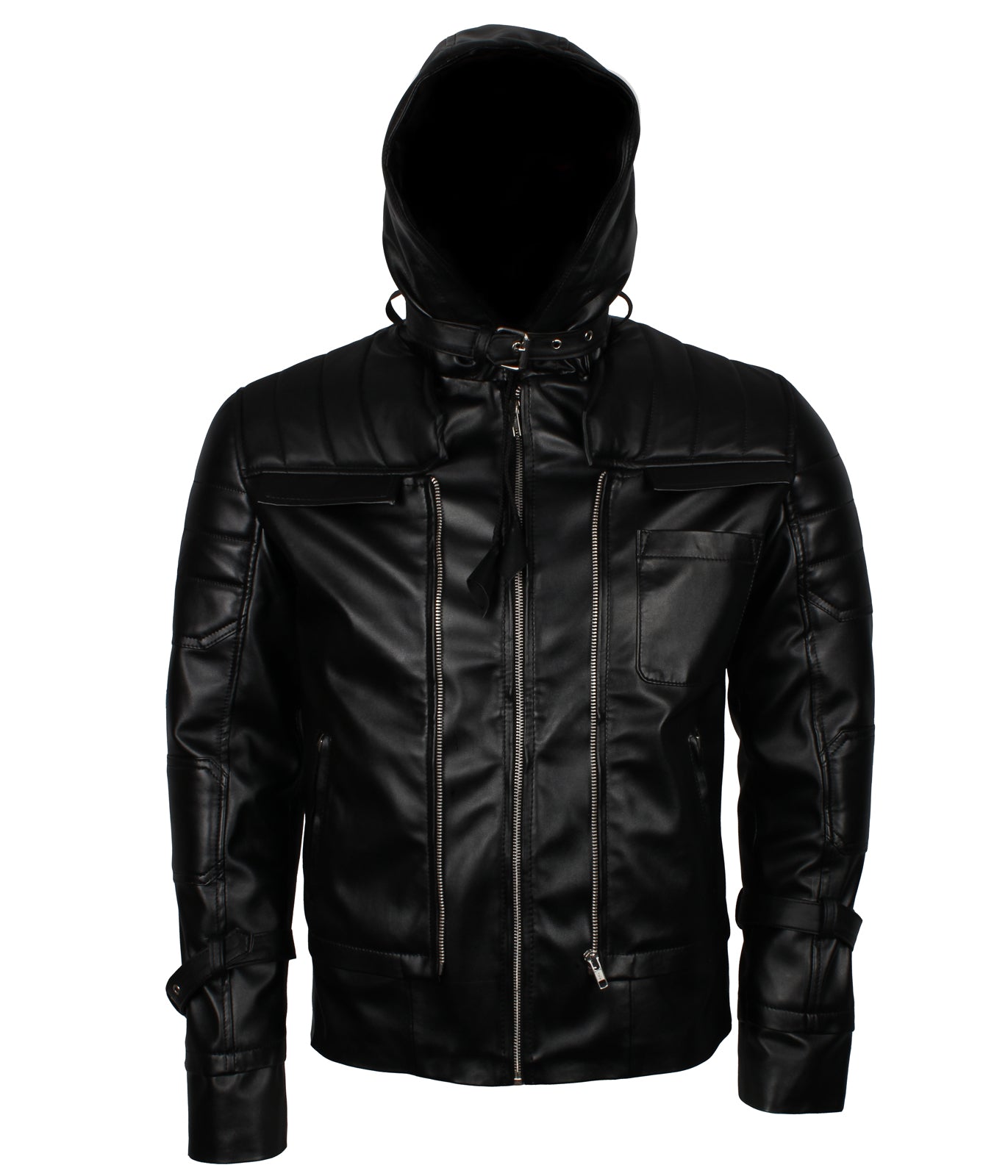 Schwarz lederjacke