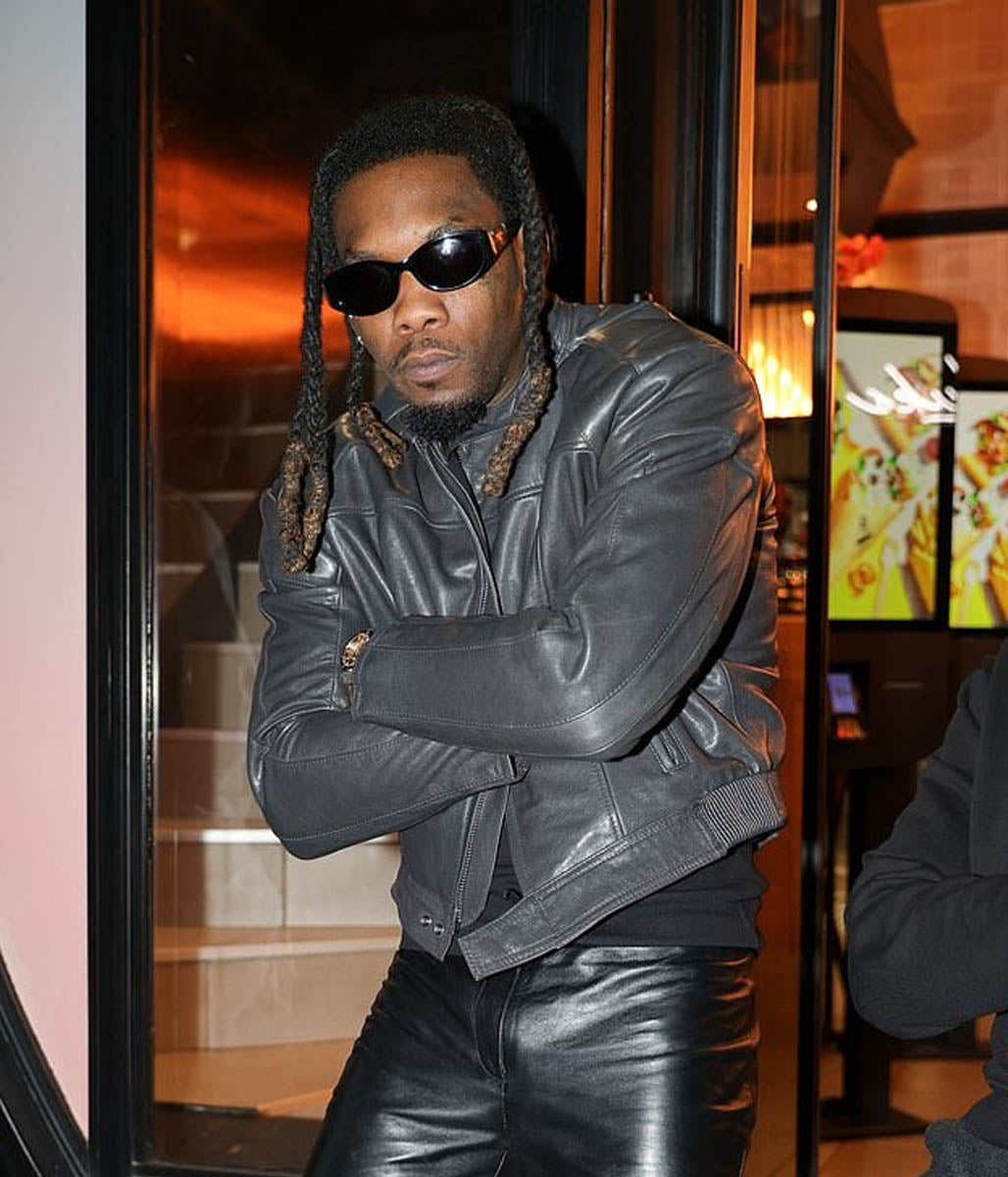 Offset Motorcycle Leather Jacket