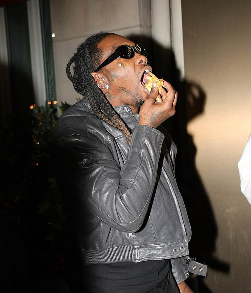 Offset Motorcycle Leather Jacket