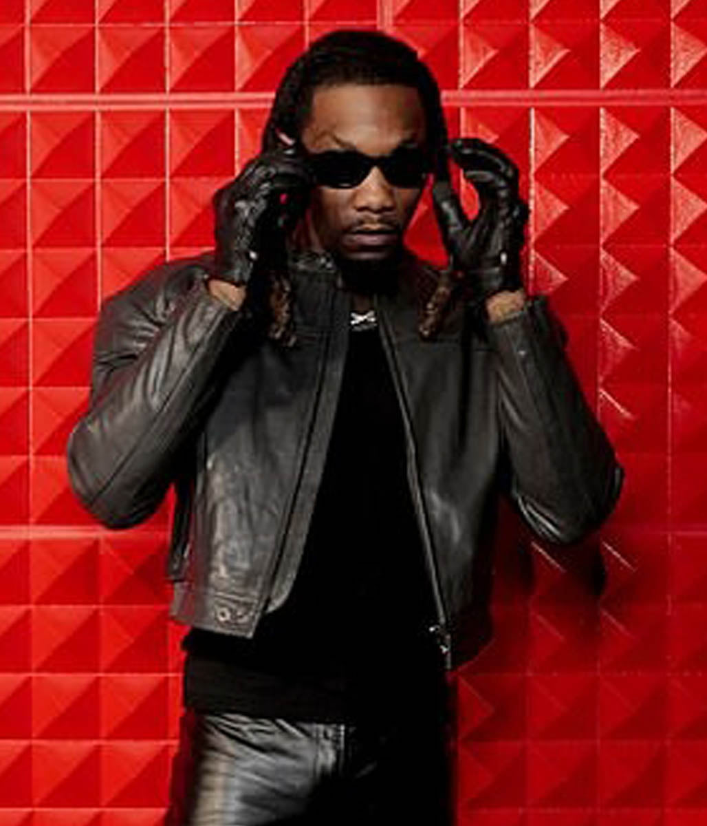 Offset Motorcycle Leather Jacket