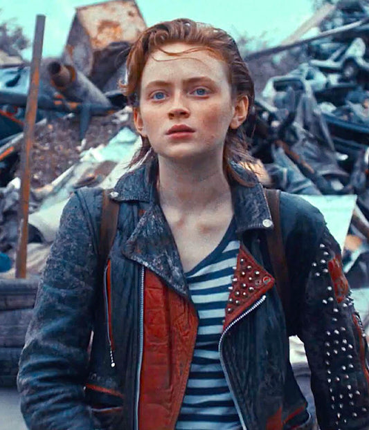 O Dessa Sadie Sink Leather Jacket