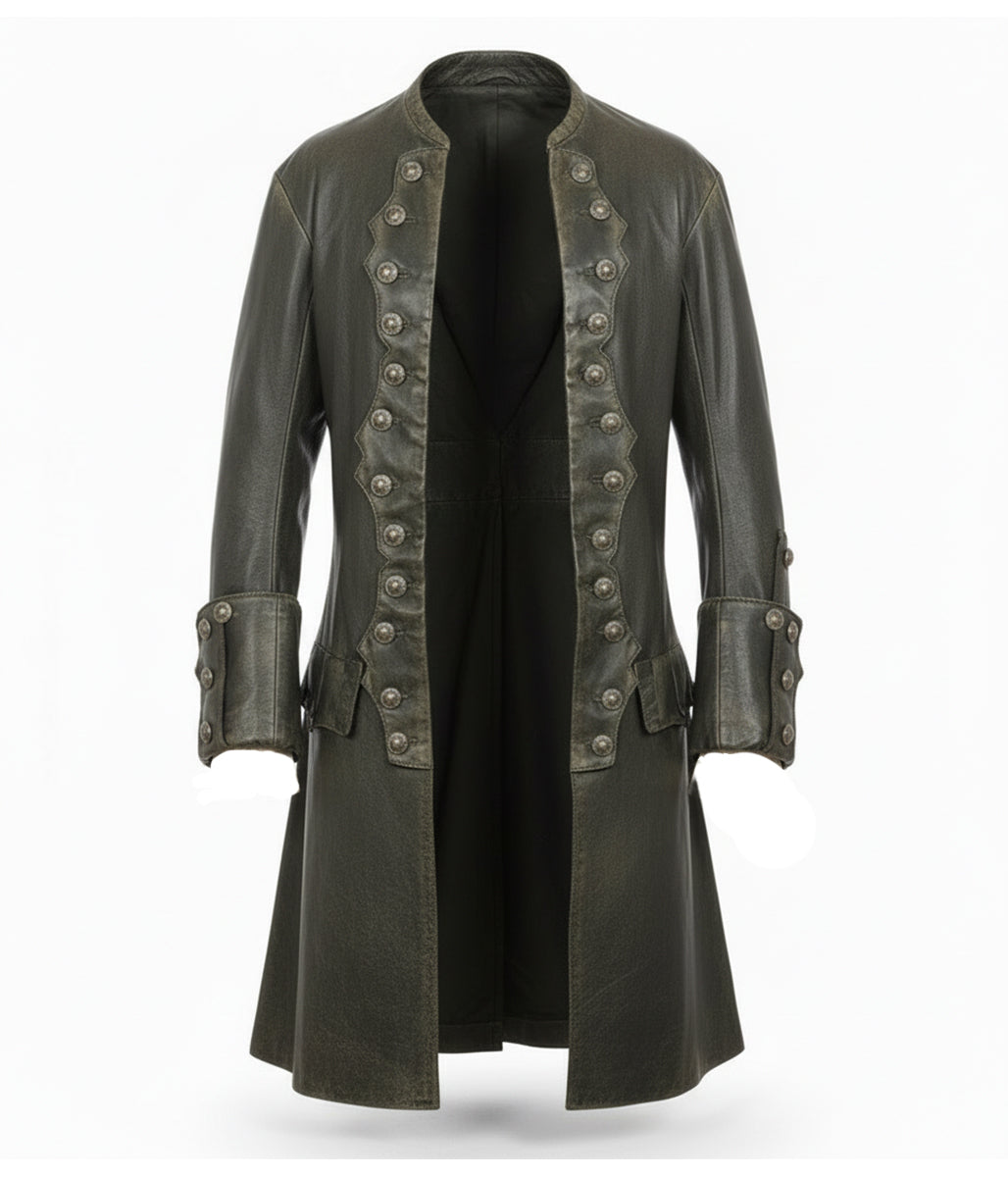 POTC Inspired William Will Turner Leather Coat