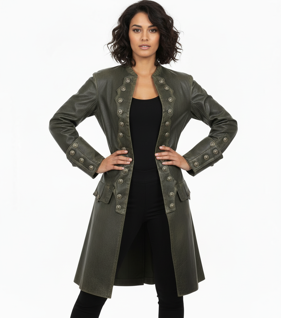 POTC Inspired William Will Turner Leather Coat