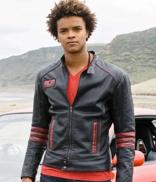 Scott Truman Power Rangers Leather Jacket