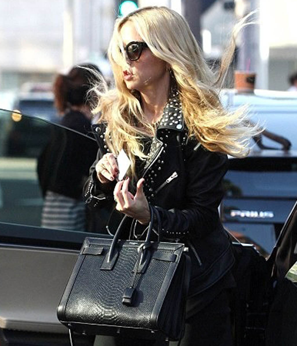 Rachel Zoe Studded Leather Jacket