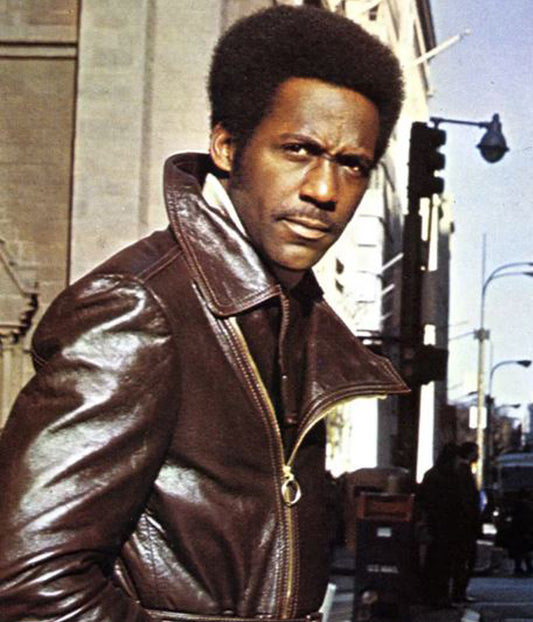 Shaft Richard Roundtree Leather Jacket